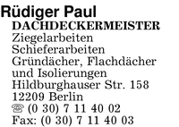Paul, Rdiger