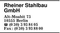 Rheiner Stahlbau GmbH