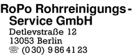 RoPo Rohrreinigungs-Service GmbH