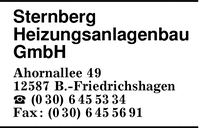Sternberg Heizungsanlagenbau GmbH