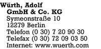 Wrth GmbH & Co. KG, Adolf