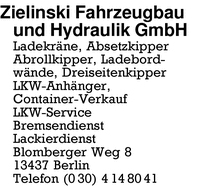 Zielinski Fahrzeugbau und Hydraulik GmbH