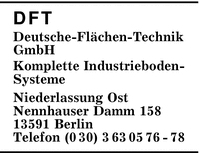 DFT Deutsche Flchen-Technik GmbH