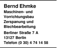 Ehmke, Bernd