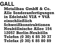 Gall Metallbau GmbH & Co.