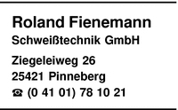 Fienemann, Roland, Schweitechnik GmbH