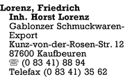 Lorenz, Friedrich