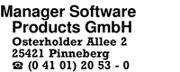 Manager Software Products GmbH