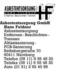 Asbestentsorgung GmbH Hans Feldner
