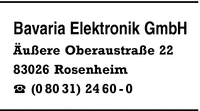 Bavaria Elektronik GmbH