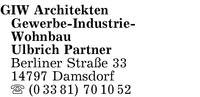 GIW Architekten Ulbrich Partner