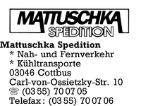 Mattuschka Spedition