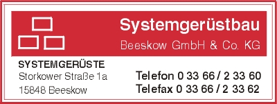 Systemgerstbau Beeskow GmbH & Co. KG
