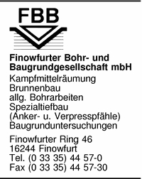 FBB Finowfurter Bohr- und Baugrundgesellschaft mbH