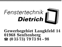 Fenstertechnik Dietrich