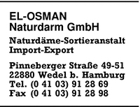 El-Osman Naturdarm GmbH
