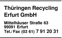 Thringen Recycling Erfurt GmbH