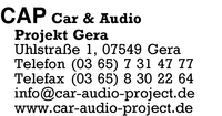 Car & Audio Project Gera