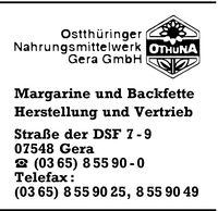 Ostthringer Nahrungsmittelwerk Gera GmbH