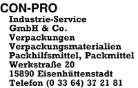 Con-Pro Industrie-Service GmbH & Co.