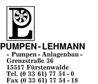 Pumpen Lehmann