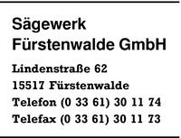 Sgewerk Frstenwalde GmbH