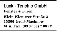 Lck -Tenchio GmbH
