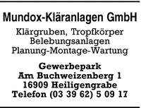 Mundox-Klranlagen GmbH