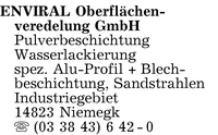 ENVIRAL Oberflchenveredelung GmbH