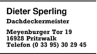 Sperling, Dieter