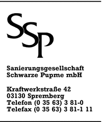SSP Sanierungsgesellschaft Schwarze Pumpe mbH