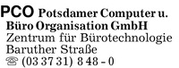 PCO Potsdamer Computer und Bro Organisation GmbH