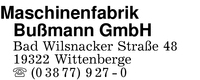 Maschinenfabrik Bumann GmbH