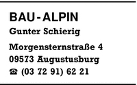 Bau-Alpin Gunter Schierig