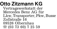 Zitzmann, Otto, KG