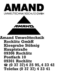 Amand Umwelttechnik Rochlitz GmbH