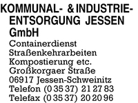 Kommunal- und Industrieentsorgung Jessen GmbH