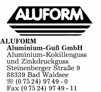 Aluform Aluminium-Gu GmbH