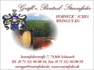 Grfl. Bentzel-Sturmfeder-Hornecksches Weingut KG