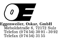 Eggenweiler GmbH, Oskar