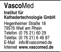 VascoMed Institut fr Kathetertechnologie GmbH