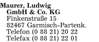Maurer GmbH & Co. KG, Ludwig