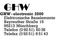 GHW elektronic 2000