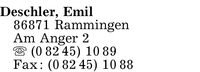 Deschler, Emil