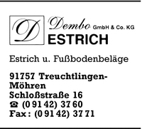 Dembo Estrich GmbH & Co. KG