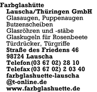Farbglashtte Lauscha-Thr. GmbH