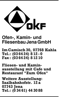 Ofen-, Kamin- und Fliesenbau Jena GmbH
