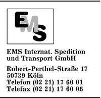 EMS Intern. Spedition GmbH