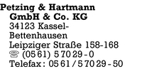 Petzing & Hartmann GmbH & Co. KG