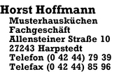 Hoffmann, Horst